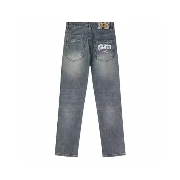 구찌 남성 블루 청바지 - Gucci Mens Blue Jeans - gu98x - 1