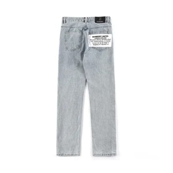 버버리 남성 블루 청바지 - Burberry Mens Blue Pants - bu37x - 1