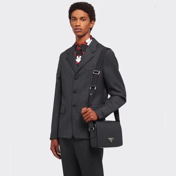 프라다 남성 블랙 크로스백 - Prada Mens Black Cross Bag - pr53… - 1