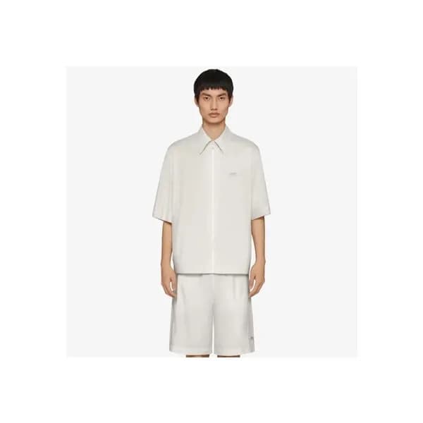 지방시 남성 화이트 폴로 반팔티 - Givenchy Mens White Short Slee… - 1