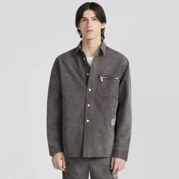 디올 남성 캐쥬얼 블랙 셔츠 - Dior Mens Black Shirts - di687x - 1