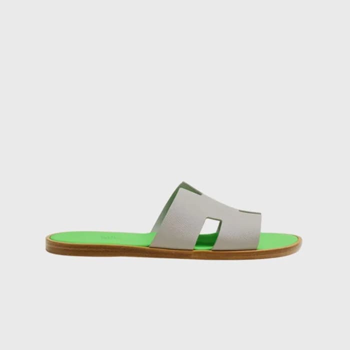 에르메스 남성 이즈미르 샌들 【매장-150만원대】 - Hermes Mens Gray Sli… - 1