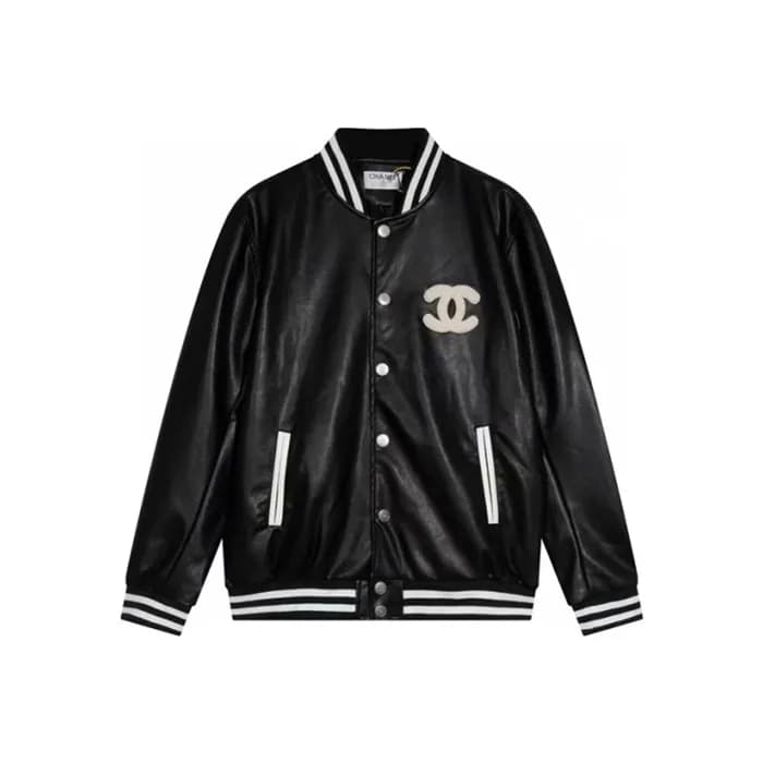 샤넬 남성 블랙 가죽 자켓 - Chanel Mens Black Jackets - ch571… - 1