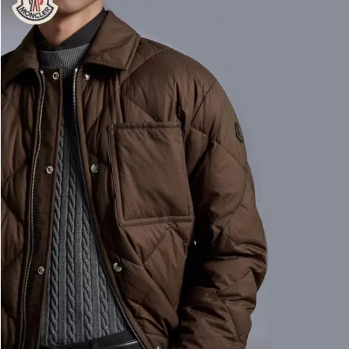 몽클레어 남성 브라운 다운패딩 자켓 - Moncler Mens Brown Down Jack… - 1