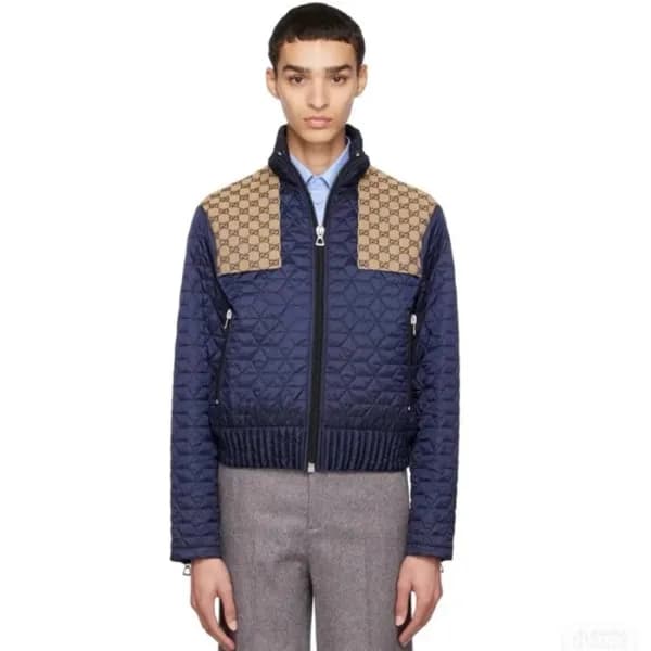 구찌 남성 캐쥬얼 블루 다운 자켓 - Gucci Mens Blue Jackets - gu1… - 1