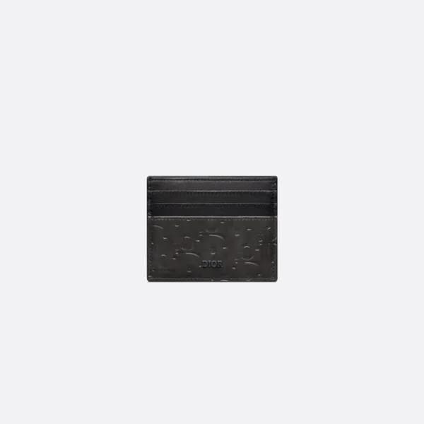디올 남성 블랙 카드 지갑 - Dior Mens Black Card Wallets - di… - 1