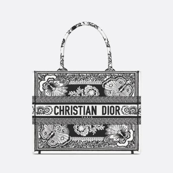 디올 여성 블랙 북토트 - Dior Womens Black Book Tote - dib51… - 1