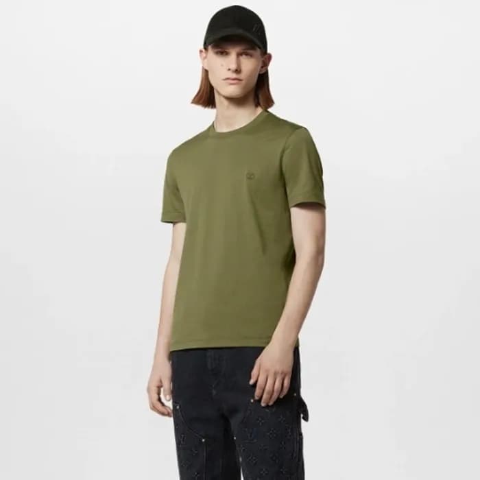 루이비통 남성 라운드 반팔티 - Louis vuitton Mens Round Tshirt … - 1