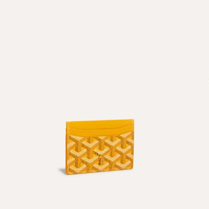 고야드 남/녀 옐로우 생쉴피스 카드 홀더 - Goyard Unisex Saint Sulpi… - 1