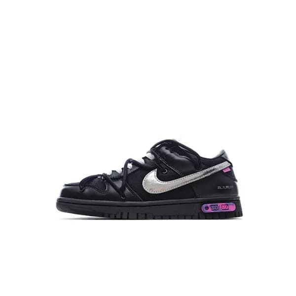 나이키 x 오프화이트 남/녀 블랙 스니커즈 - Nike Dunk x Off-white Un… - 1