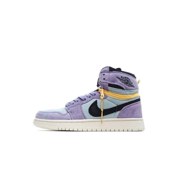 나이키 남/녀 퍼플 하이탑 스니커즈 - Nike Air Jordan 1 Unisex Sne… - 1