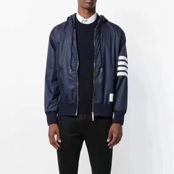 톰브라운 남성 네이비 자켓 - Thom Browne Mens Navy Jackets - t… - 1