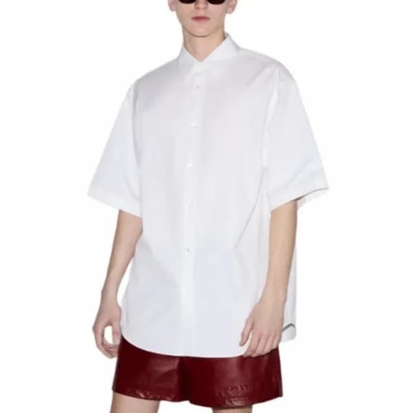 구찌 남성 화이트 반팔 셔츠 - Gucci Mens White Shirts - guc190… - 1
