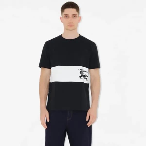 버버리 남성 라운드 반팔 티셔츠 - Burberry Mens Round Tshirts - … - 1