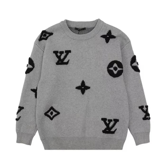 루이비통 남성 라운드 스웨터 - Louis vuitton Mens Round Sweater… - 1
