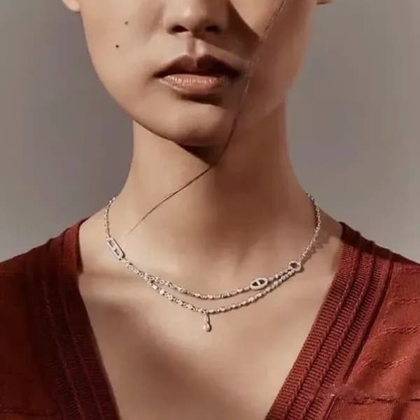 에르메스 여성 골드 네크리스 - Hermes Womens Gold Necklace - ac… - 1