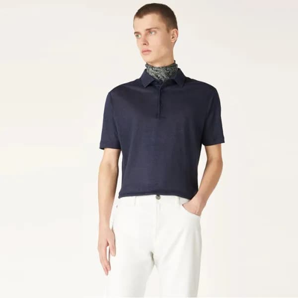 로로피아나 남성 폴로 반팔티 - Loro Piana Mens Polo Tshirt - lp… - 1
