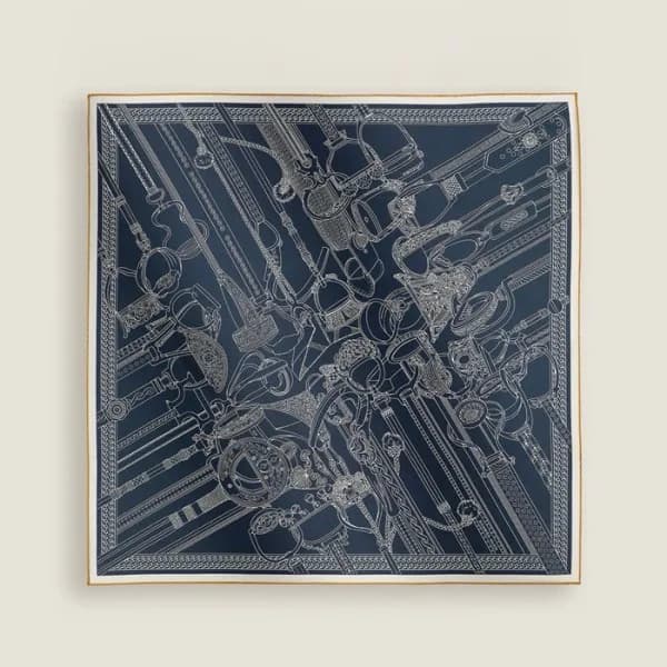 에르메스 여성 양면 스카프 - Hermes Womens Reversible Scarf - … - 1