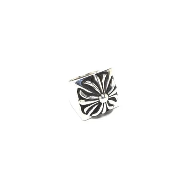 크롬하츠 남/녀 실버 반지 - Chrome Hearts Unisex Silver Ring … - 1