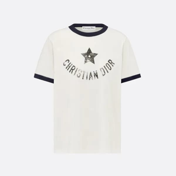디올 여성 라운드 티셔츠 - Dior Womens Round Tshirt - dic7098… - 1