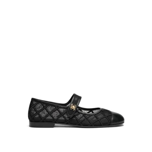 샤넬 여성 메시 메리제인 슈즈 - Chanel Womens Maryjane Flat Sho… - 1