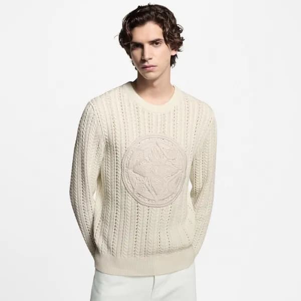 루이비통 남성 라운드 스웨터 - Louis vuitton Mens Round Sweater… - 1