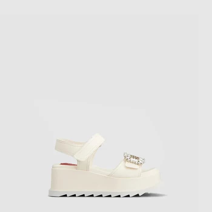 로저비비에 여성 슬라이디 비브 웨지 샌들 - Roger Vivier Womens Slide… - 1