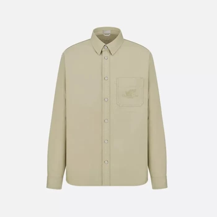 디올 남성 Couture 은방울꽃 셔츠 - Dior Mens Couture Silver L… - 1