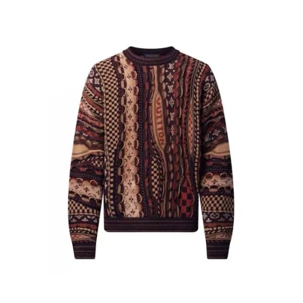 루이비통 남성 라운드 스웨터 - Louis vuitton Mens Round Sweater… - 1