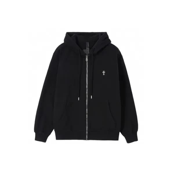 크롬하츠 남성 집업 후디 - Chrom hearts Mens Zip-up Hoodie - … - 1