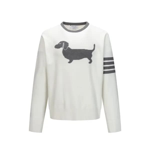 톰브라운 남성 라운드 스웨터- Thom Browne Mens Round Sweater - … - 1