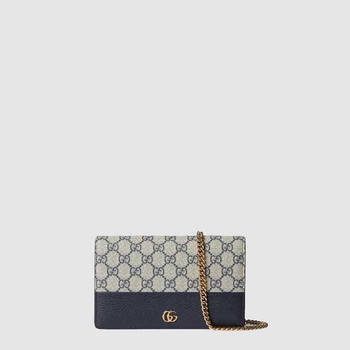 구찌 여성 체인 달린 바이컬러 지갑 - Gucci Womens Bicolor Wallet … - 1
