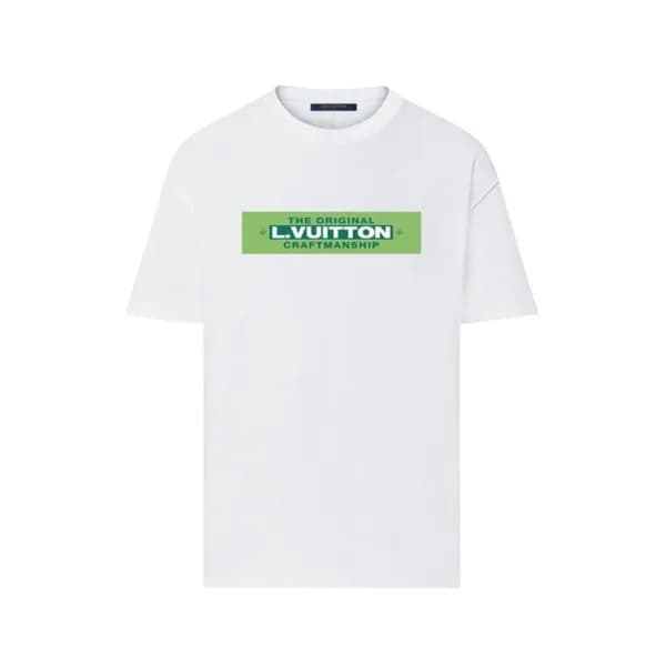 루이비통 남성 라운드 반팔 티셔츠 - Louis vuitton Mens Round Tshi… - 1