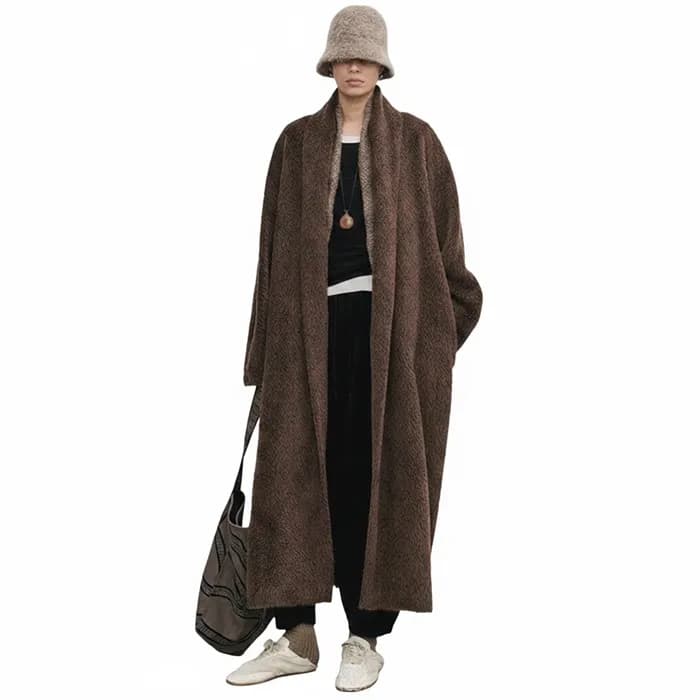 로로피아나 여성 캐시미어 코트 - Loro Piana Womens Cashmere Coat… - 1