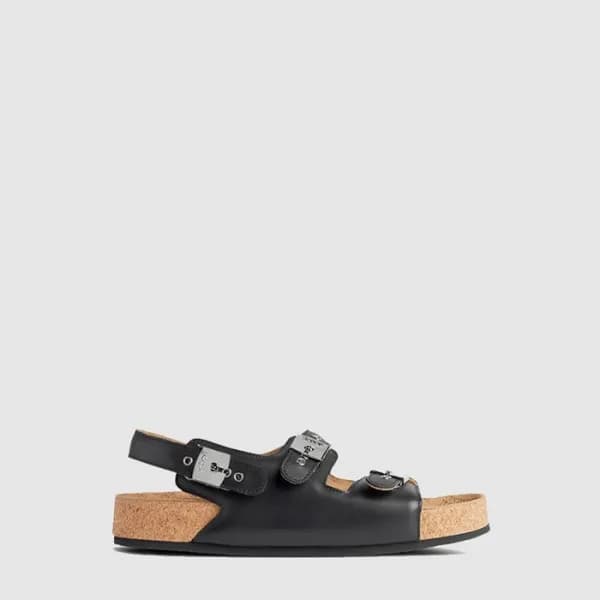 발렌시아가 남성 숄 플랫 샌들 - Balenciaga Mens Shawl Flat Sand… - 1