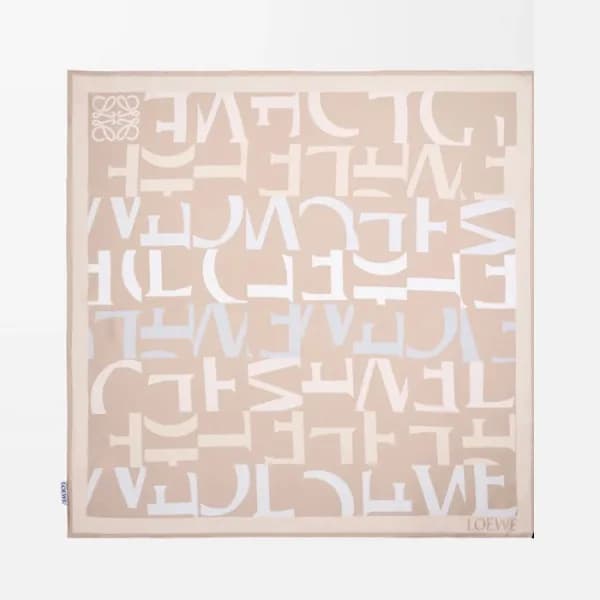 로에베 여성 스퀘어 스카프 - Loewe Womens Square Scarf - acc70… - 1