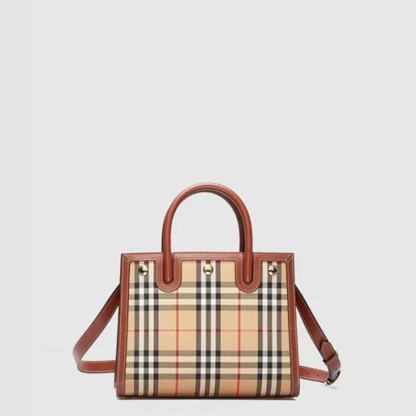 버버리 여성 체크 타이틀 백 - Burberry Womens Check Title Bag … - 1