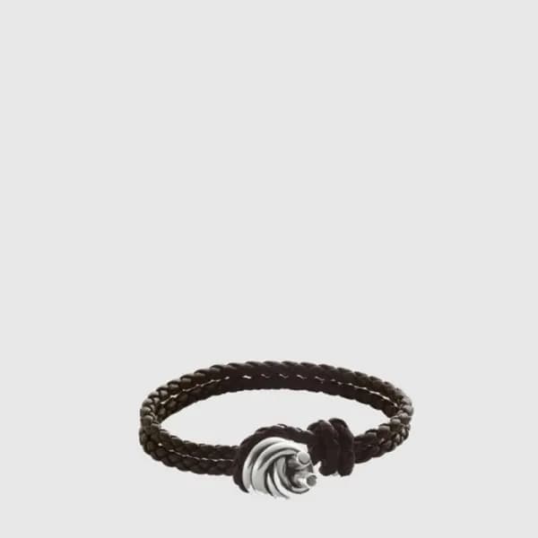 보테가 베네타 남성 놋 브레이슬릿 - Bottega veneta Mens Knot Brac… - 1