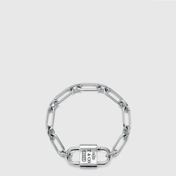 티파니 여성 라지 더블 락 브레이슬릿 - Tiffany & Co Womens Large D… - 1