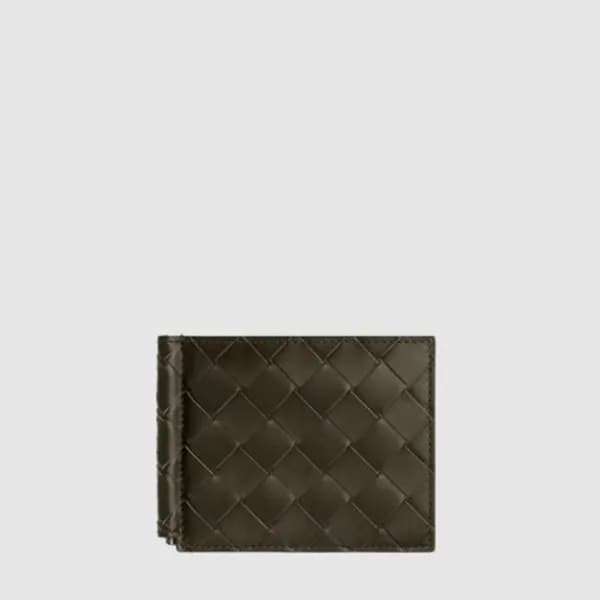 보테가 베네타 남성 인트레치아토 머니 클립 반지갑 - Bottega veneta Mens … - 1