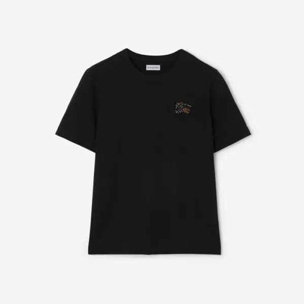 버버리 여성 반팔 티셔츠 - Burberry Womens Round Tshirt - buc… - 1