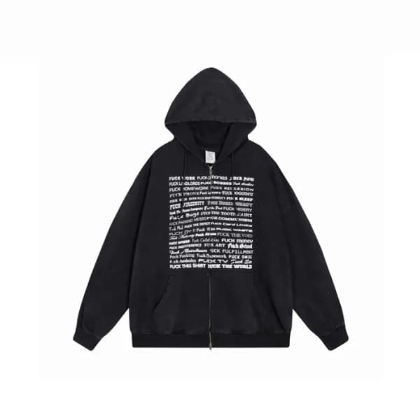 베트멍 남/녀 캐쥬얼 후드티 - Vetements Unisex Casual Hooded -… - 1