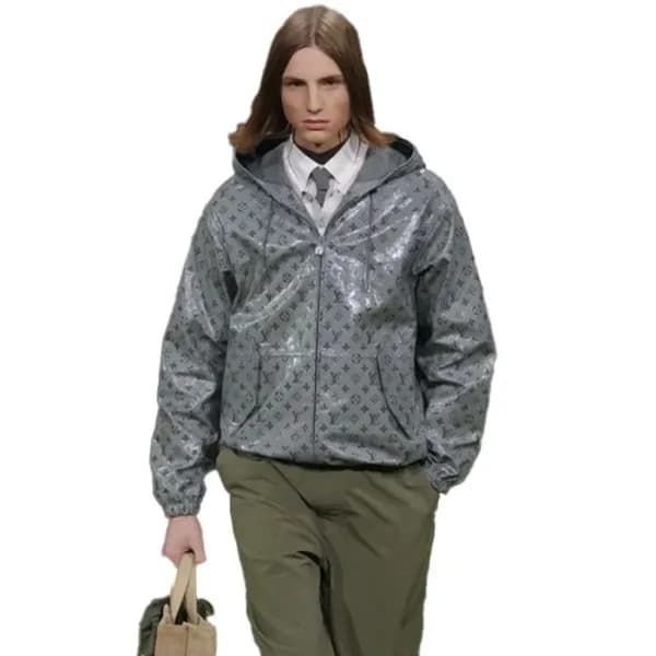루이비통 남성 가죽 자켓 - Louis vuitton Mens Leather Jacket - lvc17212x - 1