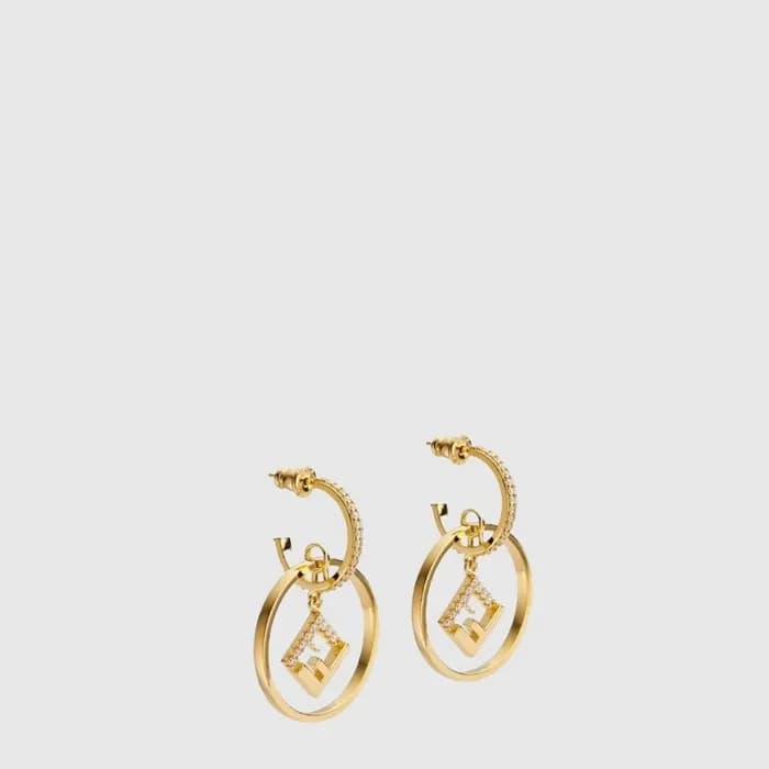 펜디 여성 FF 이어링 - Fendi Womens FF Earring - acc10122x - 1