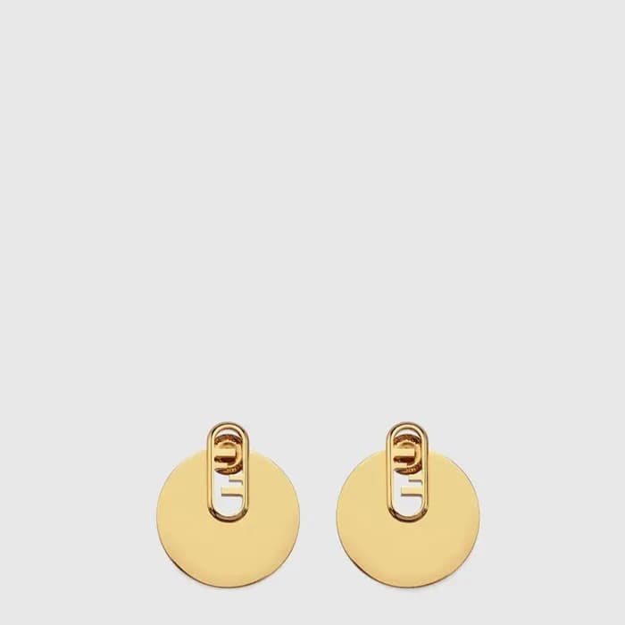 펜디 여성 오 락 이어링 - Fendi Womens O Lock Earring - acc10146x - 1