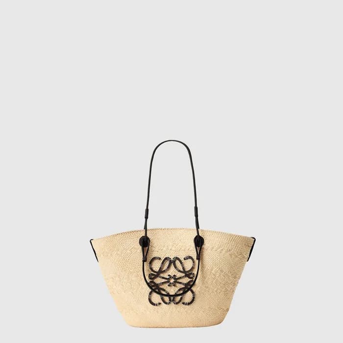 로에베 여성 미디엄 애너그램 바스켓 백 - Loewe Womens Medium Anagram Basket Bag - lob17316x - 1