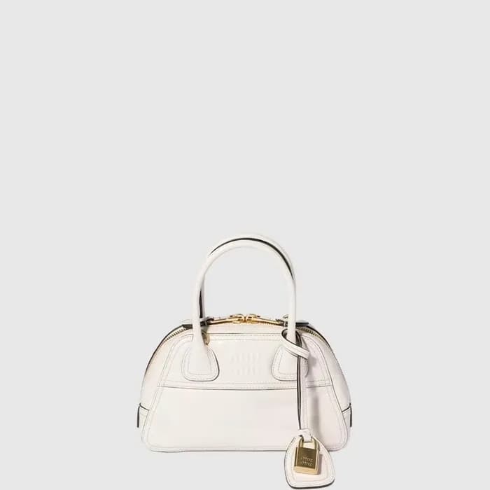미우미우 여성 비방 가죽 미니 백 - Miumiu Womens Vivant Leather Mini Bag - mib17356x - 1