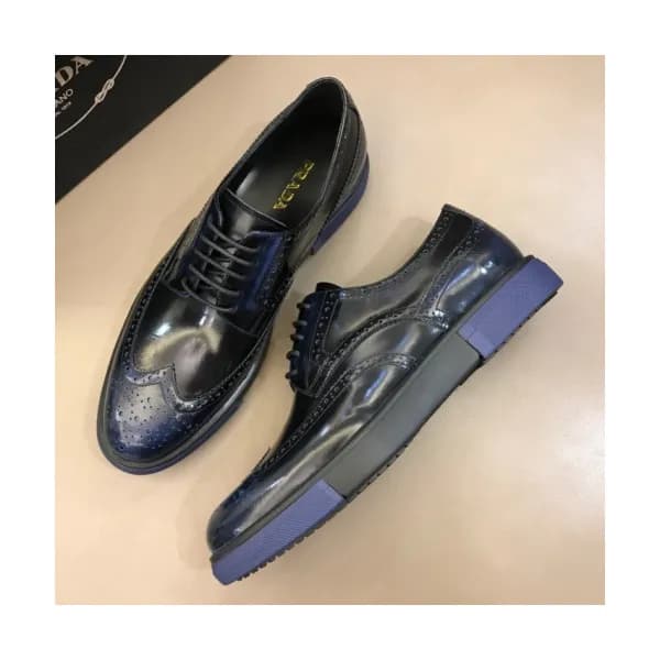 Prada 2018 Mens Leather Oxford - 프라다 남성 레더 옥스퍼드 P… - 1