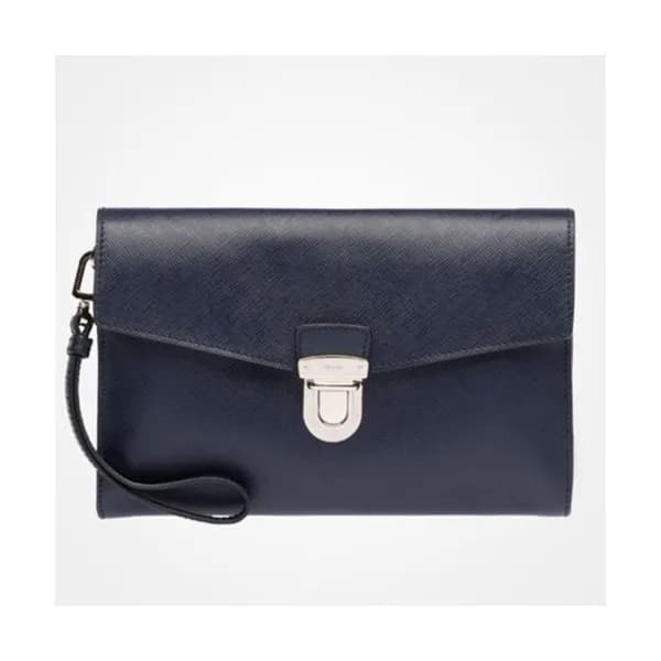 Prada Saffiano Mens Clutch Bag ,24CM - 프라다 사피아노 남성… - 1