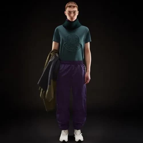 Mocler 2019 Mens Embroidery Logo Crew - neck Cotto… - 1